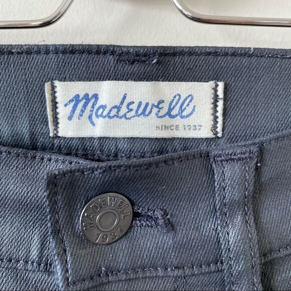 MADEWELL-COATED Skinny Moto Ribbed Knee Jeans - Picture 11 of 13